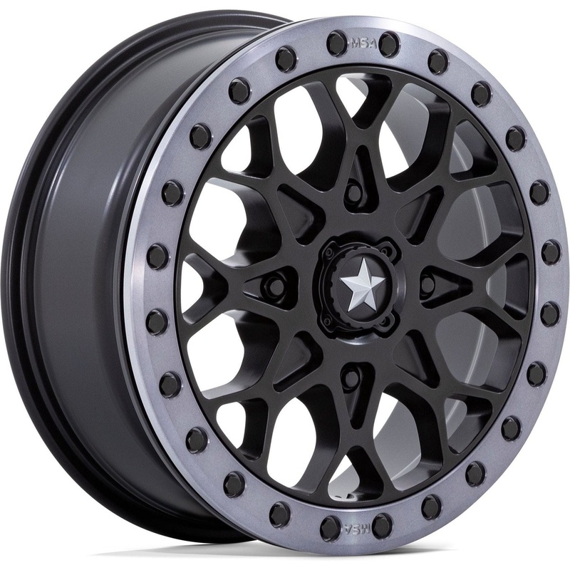 M48 Portal Beadlock Wheel (Satin Black) 4×110 15×6