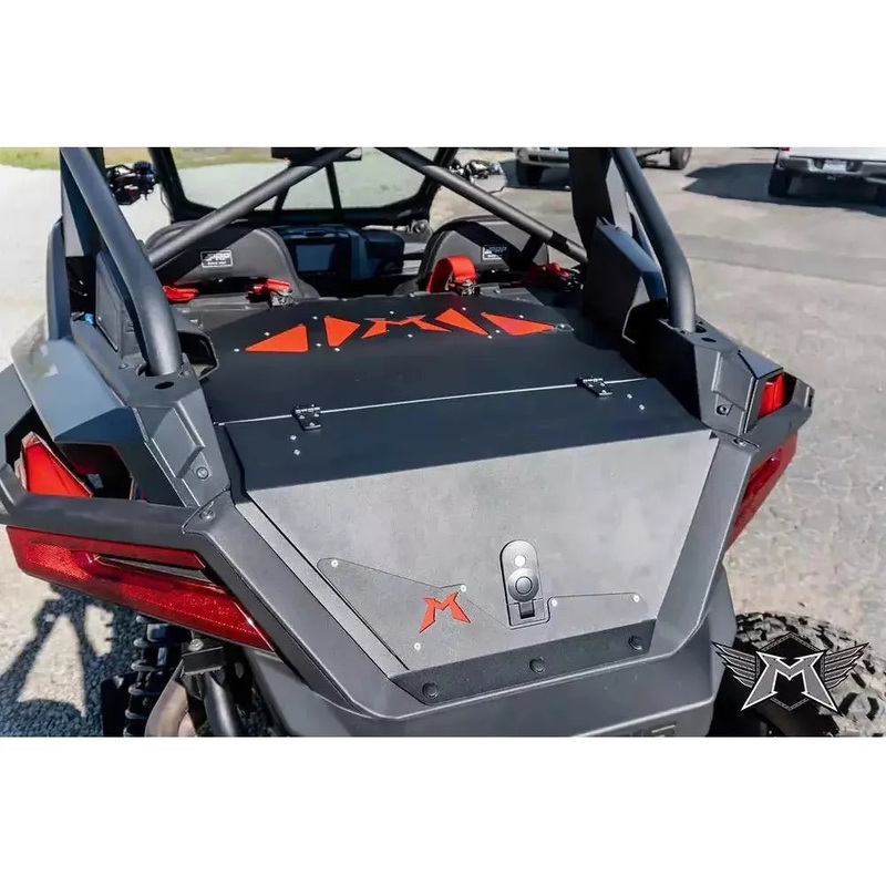Polaris RZR Pro R Rear Trunk Enclosure Raw Accent Color