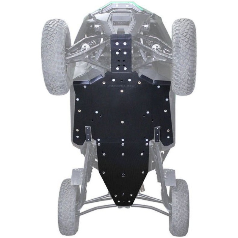 Polaris RZR Turbo R UHMW Skid Plate 3/8″ No X-Brace