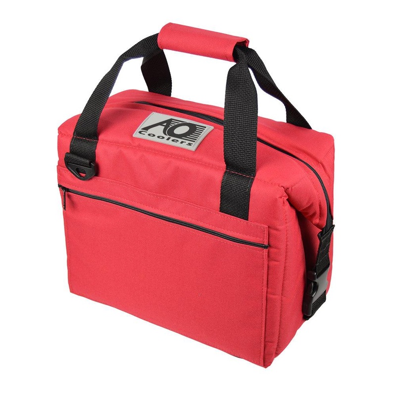 12 Pack Made in USA Cooler Red