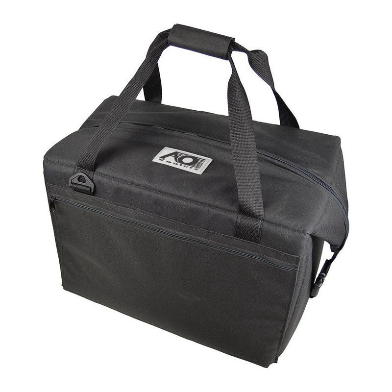 48 Pack Made in USA Cooler Black
