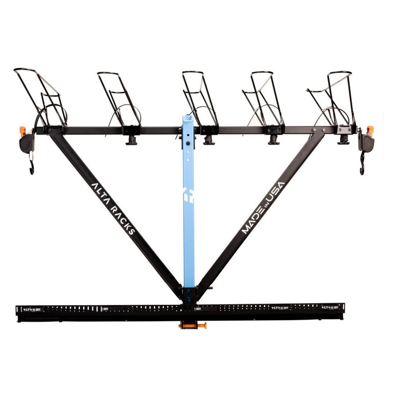 5-Pack Superior 45er Bike Rack (General Baskets) Short Hitch Black