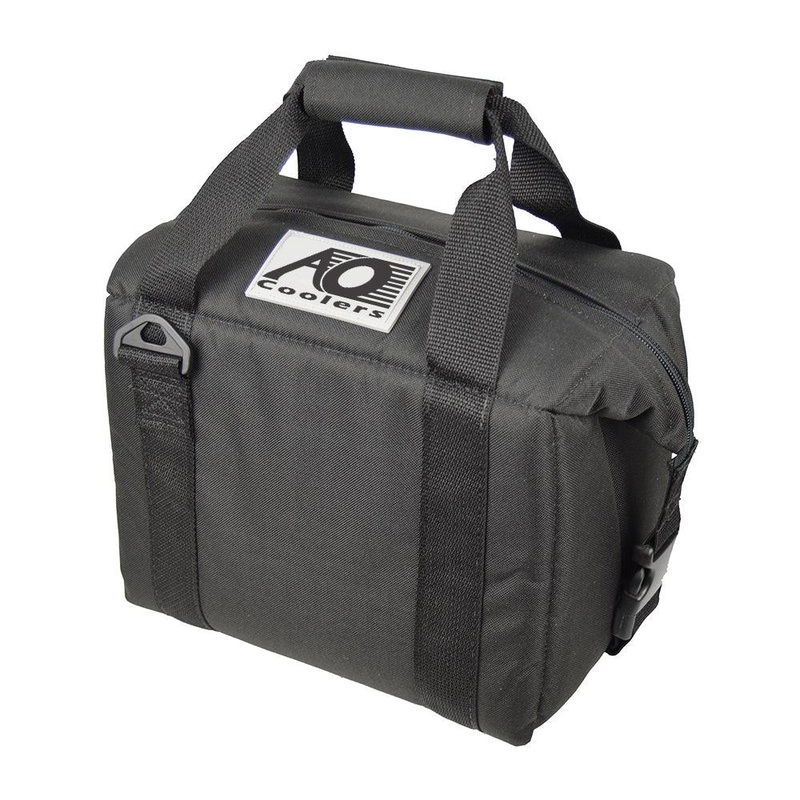 9 Pack Made in USA Cooler Charcoal