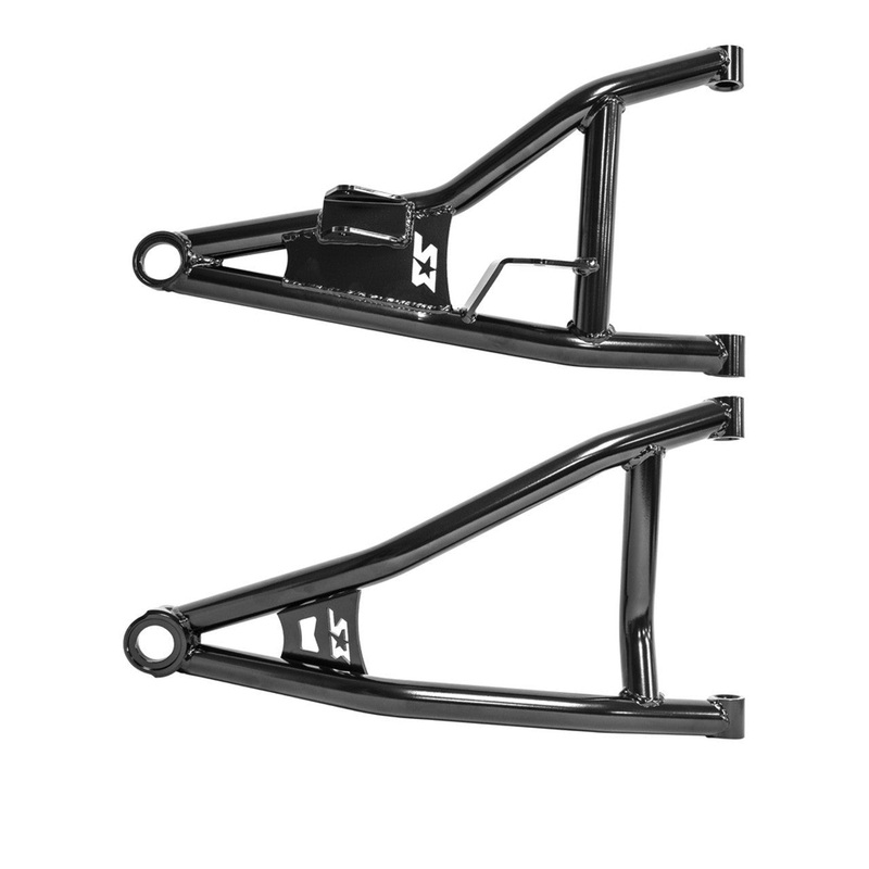 Can Am Defender +2″ Forward High Clearance A-Arm Kit Can Am Defender HD10 6×6 (2020+) Semi-Gloss Black