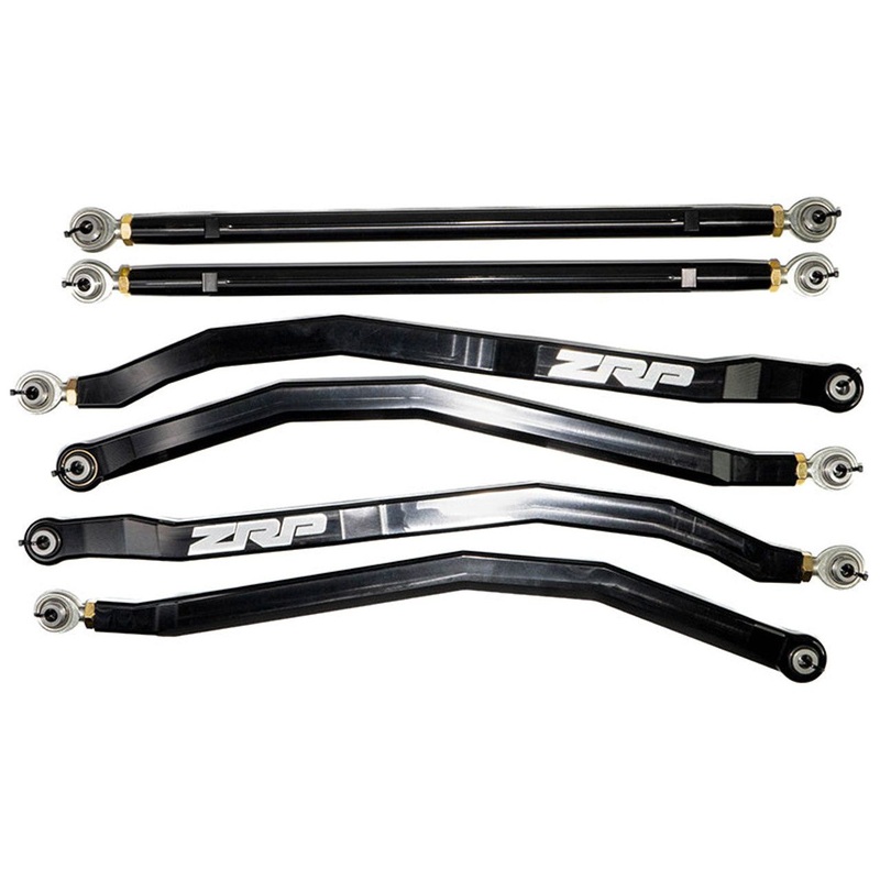 Can Am Maverick R 7075 High Clearance Radius Rod Kit Raw Aluminum
