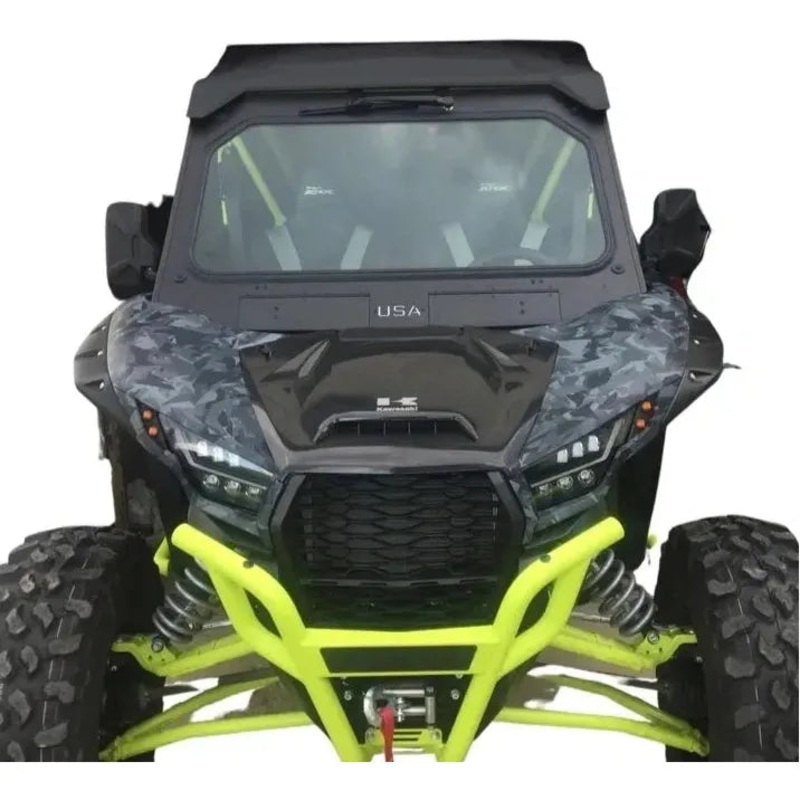 Kawasaki KRX Glass Windshield No Manual Wiper No Windshield Cover