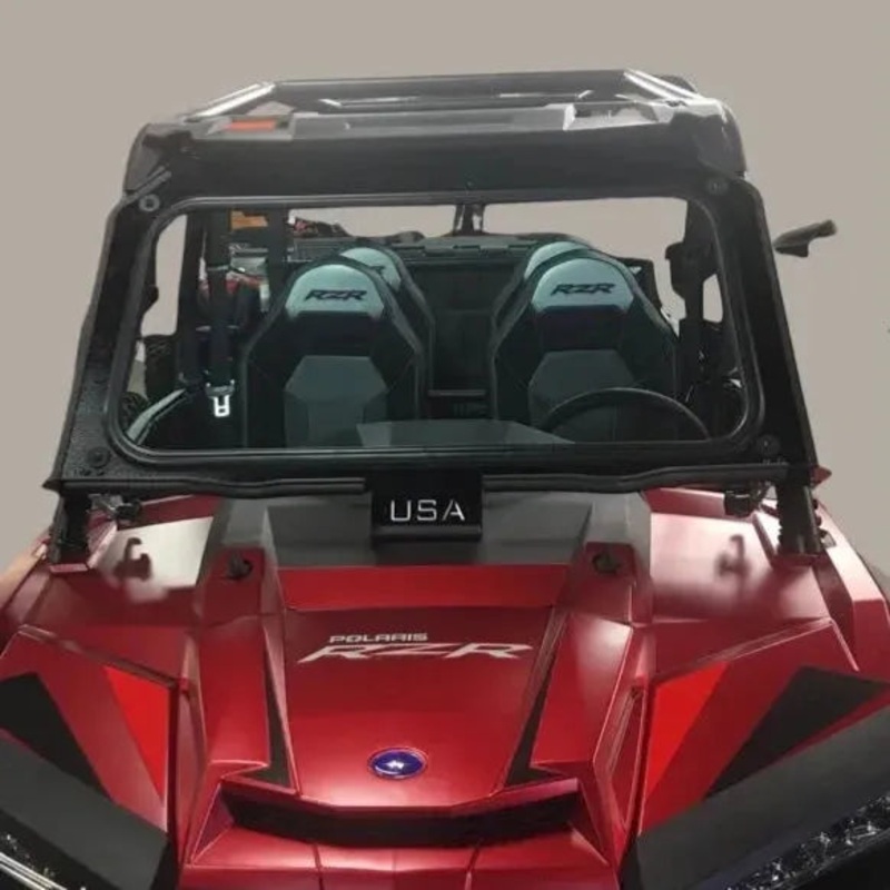 Polaris RZR (2014-2018) Glass Windshield No Manual Wiper No Windshield Cover
