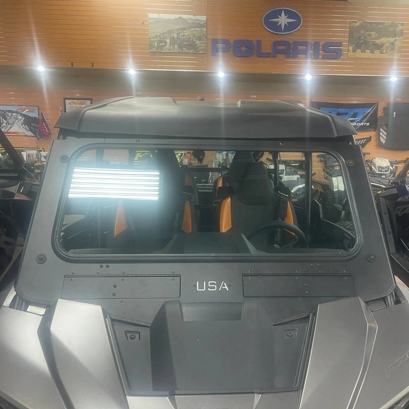 Polaris RZR XP Glass Windshield No Manual Wiper