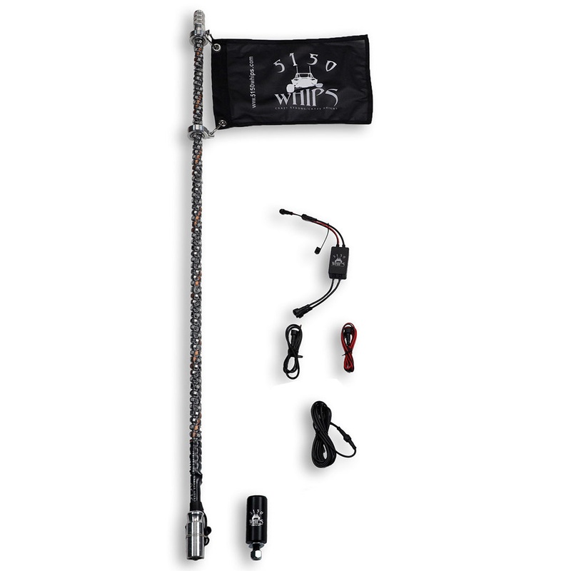 5150 Platinum 1x 187 LED Whip 1ft