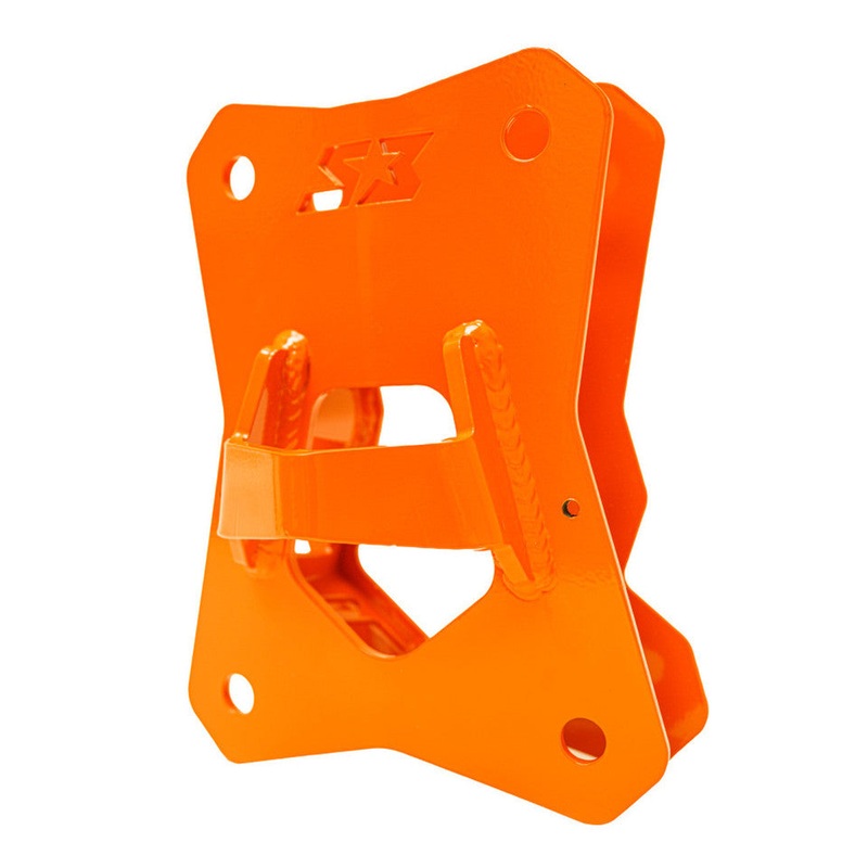 Polaris RZR Pro S Double Shear Radius Rod Pull Plate Semi-Gloss Black