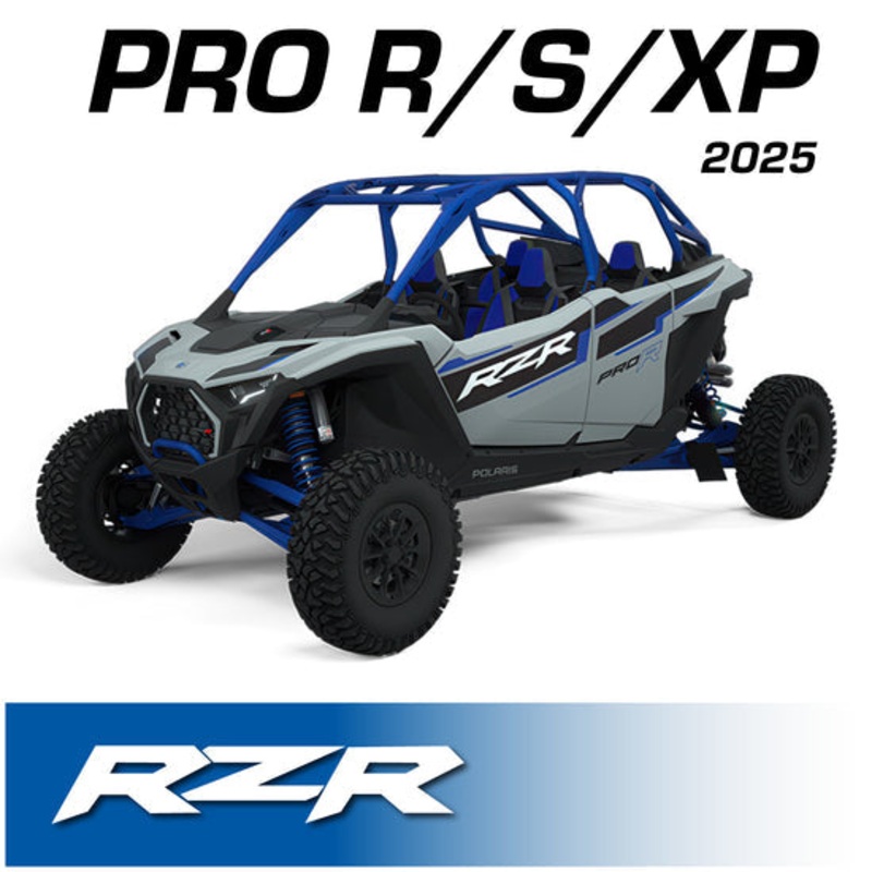 2025 Polaris RZR Pro XP, Pro R, and Pro S – Complete Communication Kit with Bluetooth Intercom and 2-Way Radio M1 VHF Business Band