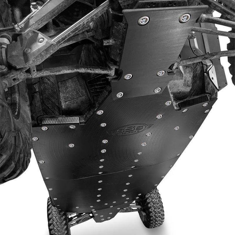 Can Am Maverick Trail MAX UHMW Skid Plate No Rock Sliders