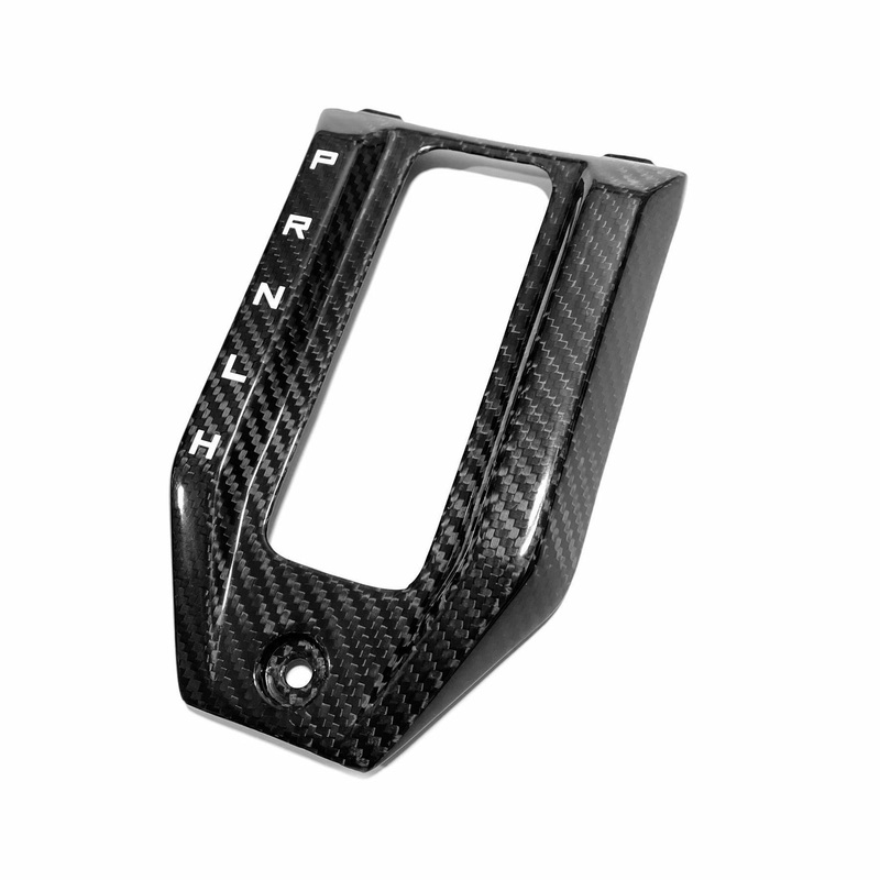 Polaris RZR Pro / Turbo R Carbon Fiber Shifter Surround Black