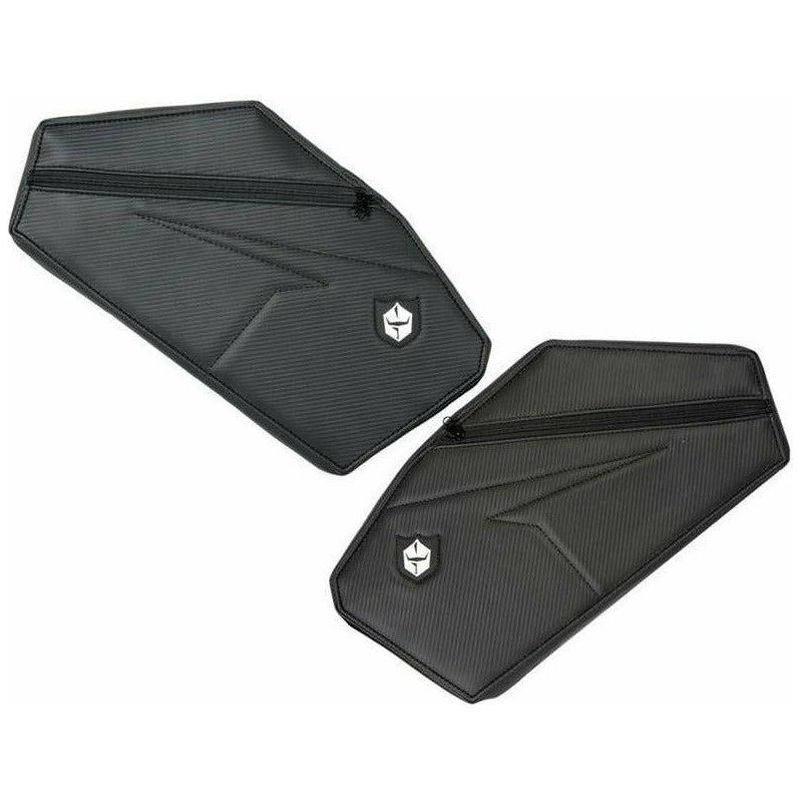Polaris RZR Pro / Turbo R Rear Door Knee Pads with Storage Black