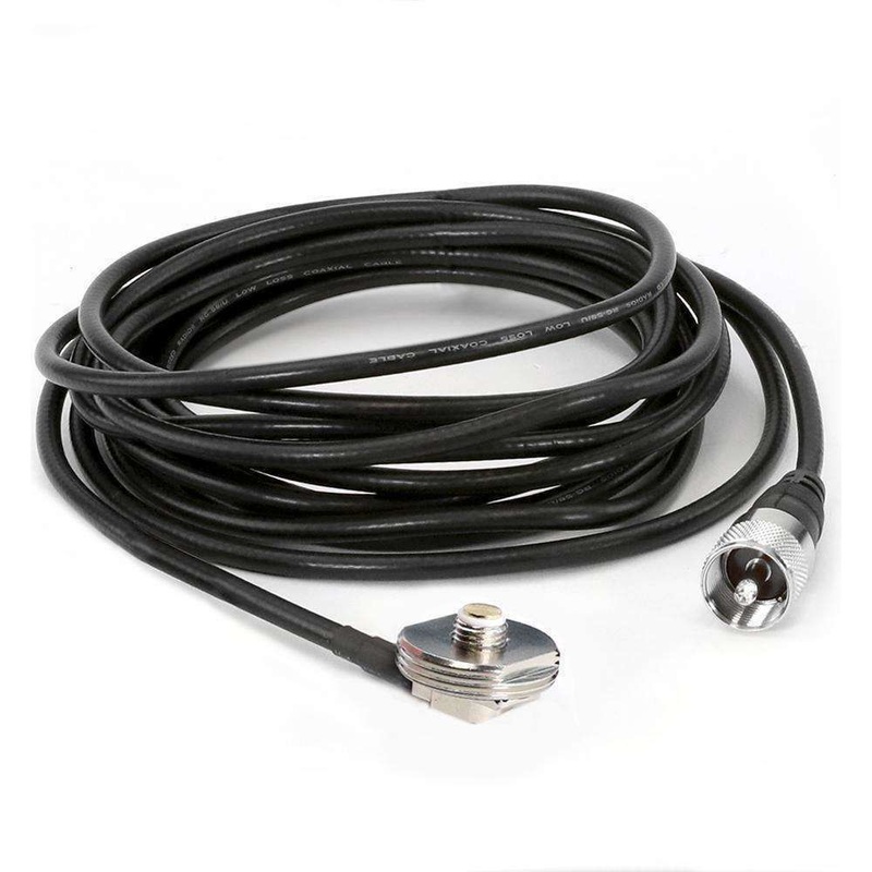 15 Ft Antenna Coax Cable with 3/8 NMO Mount
