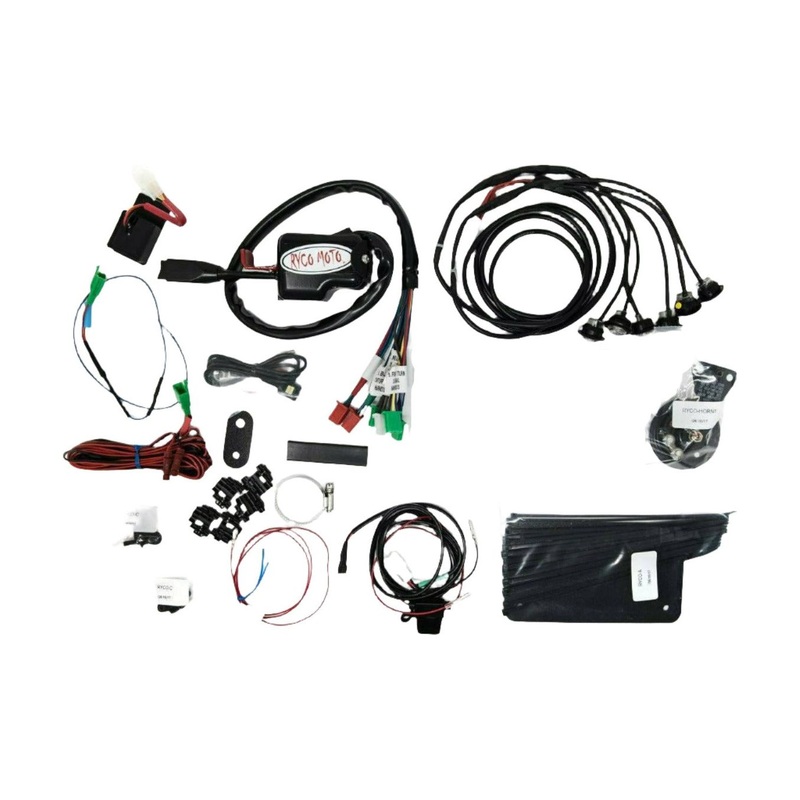 Can Am Maverick R Turn Signal & Horn Kit Smoke LED’s No Tail Light No Side Mirrors