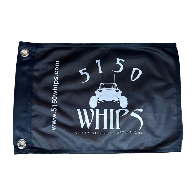 Heavy Duty 5150 Whips Flag (10″X15″) Black