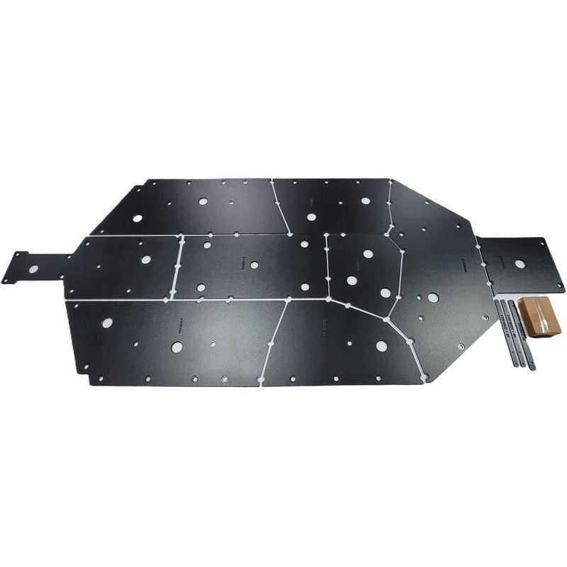 Polaris Ranger XD 1500 Crew Full Skid Plate Black