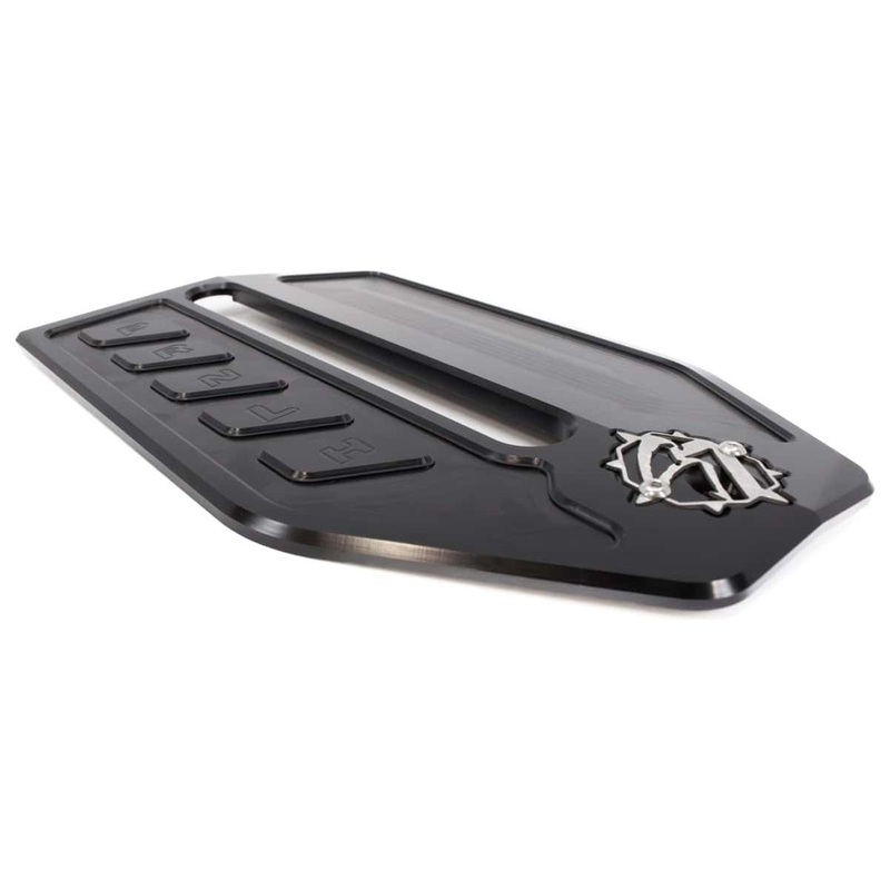 Polaris RZR Pro / Turbo R Billet Shift Plate All Black