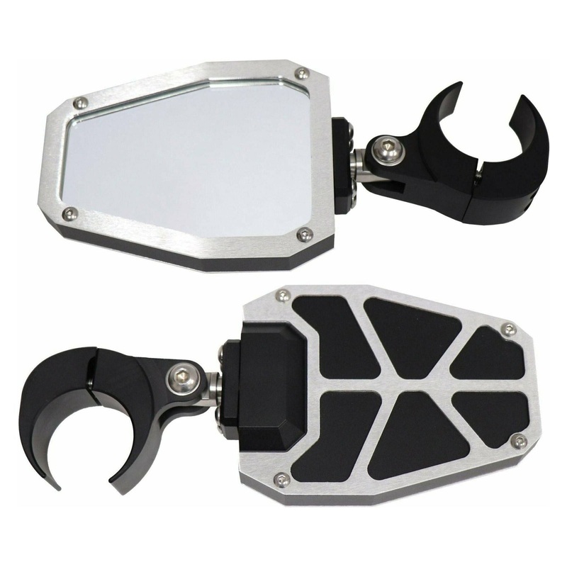 Billet Side Mirrors Aluminum Bezels 1.75″