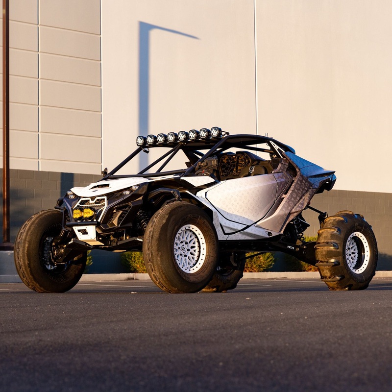 Can Am Maverick R Sport Cage Raw No Windshield No Light Bar Tabs