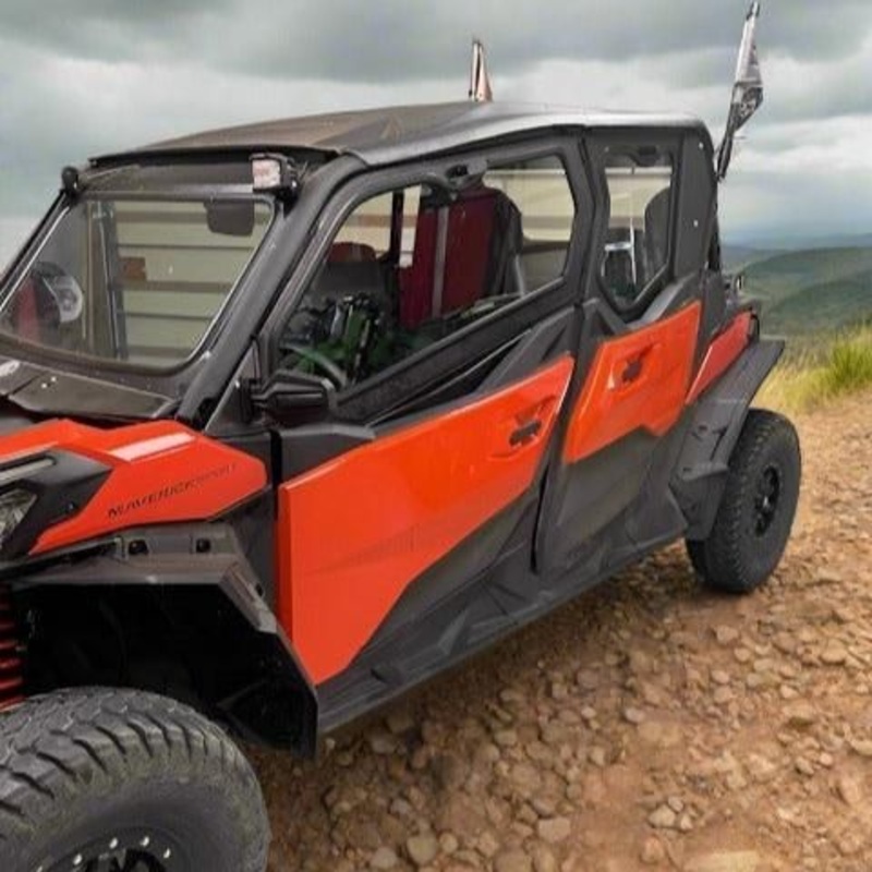 Can Am Maverick Sport / Trail MAX Cab Enclosure (Factory Doors) No Front Windshield No Rear Windshield Semi White