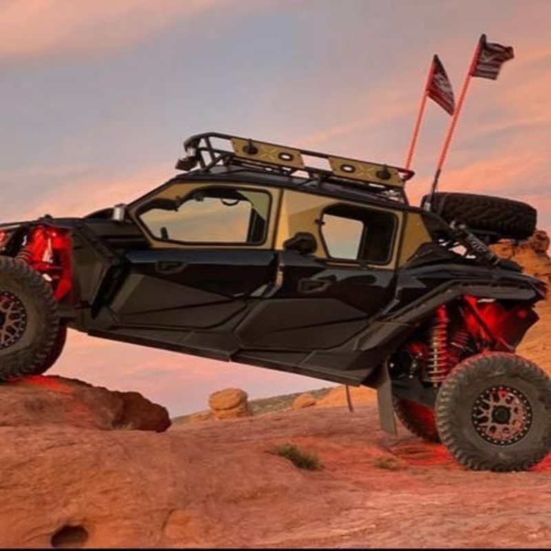 Can Am X3 MAX Cab Enclosure (Factory Doors) No Front Windshield No Rear Windshield Semi White