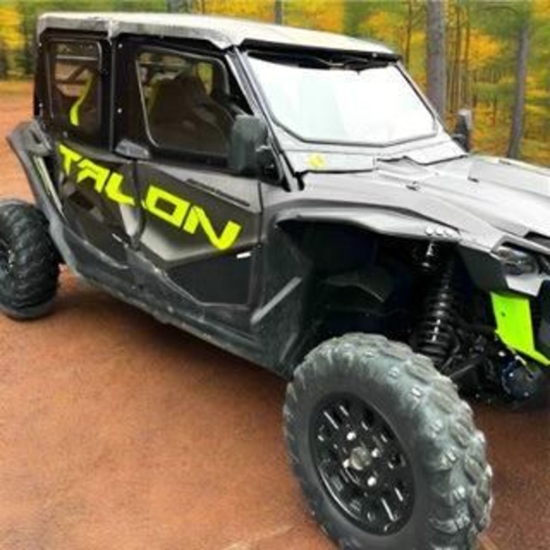 Honda Talon 4-Seat Cab Enclosure (Factory Doors) No Front Windshield No Rear Windshield