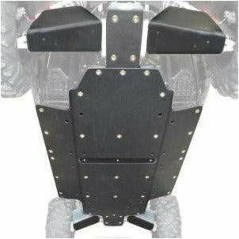 Polaris RZR 4 800 Ultimate UHMW Skid Plate Package 3/8″ UHMW