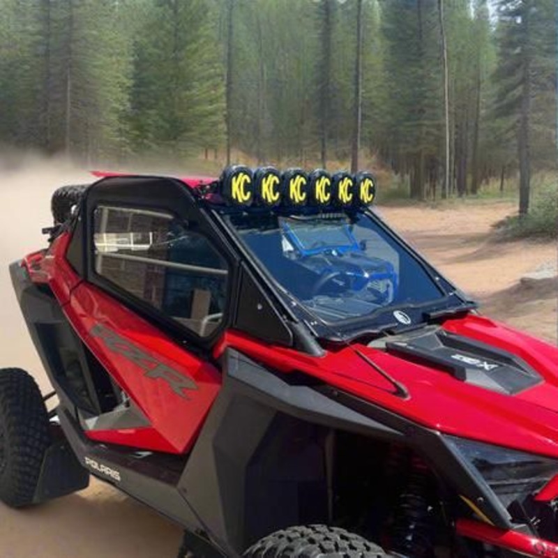 Polaris RZR Pro XP / Turbo R (2-Seat) Cab Enclosure (Factory Doors) No Front Windshield No Rear Windshield Semi White
