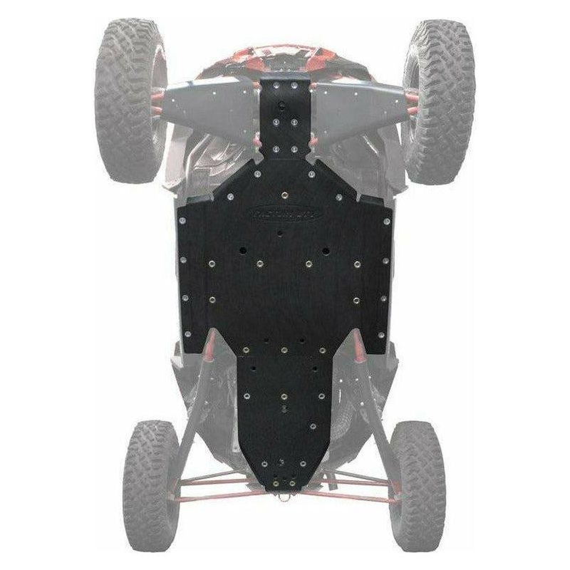 Polaris RZR Turbo S UHMW Skid Plate 3/8″ UHMW Without X-Brace