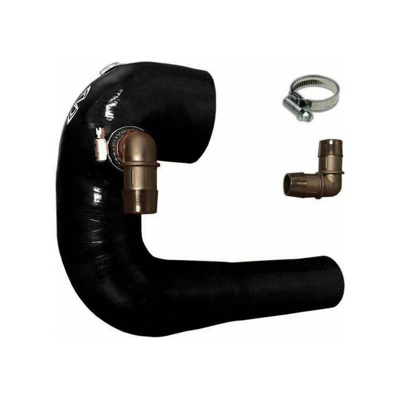 Polaris RZR XP Turbo / Turbo S V-Flow Intake Boot (Airbox to Turbo) Black
