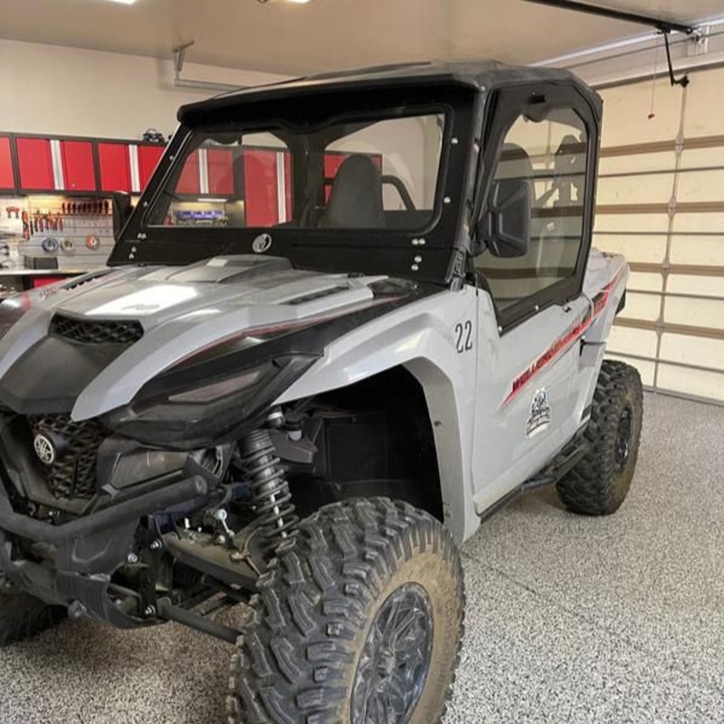 Yamaha RMAX-2 Cab Enclosure (Factory Doors) No Front Windshield No Rear Windshield Semi White