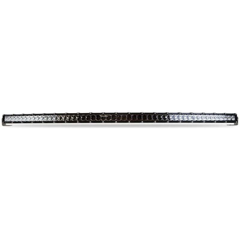 50″ Curved LED Light Bar Clear Lens Spot Beam Pattern No Wiring Harness