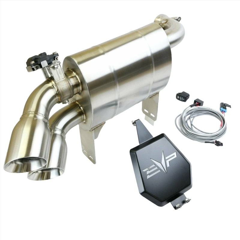 Can Am X3 Captain’s Choice Electric Cut Out Exhaust Block Off Plate (Keep OEM Rear Valence)