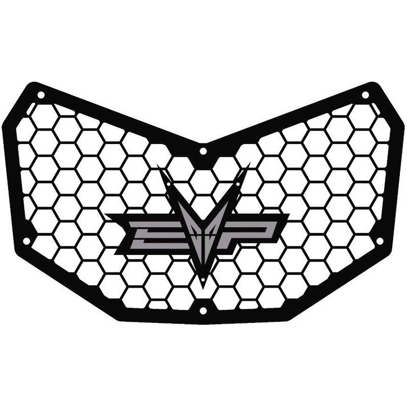 Can Am X3 Front Grille Raw (Brushed Aluminum)