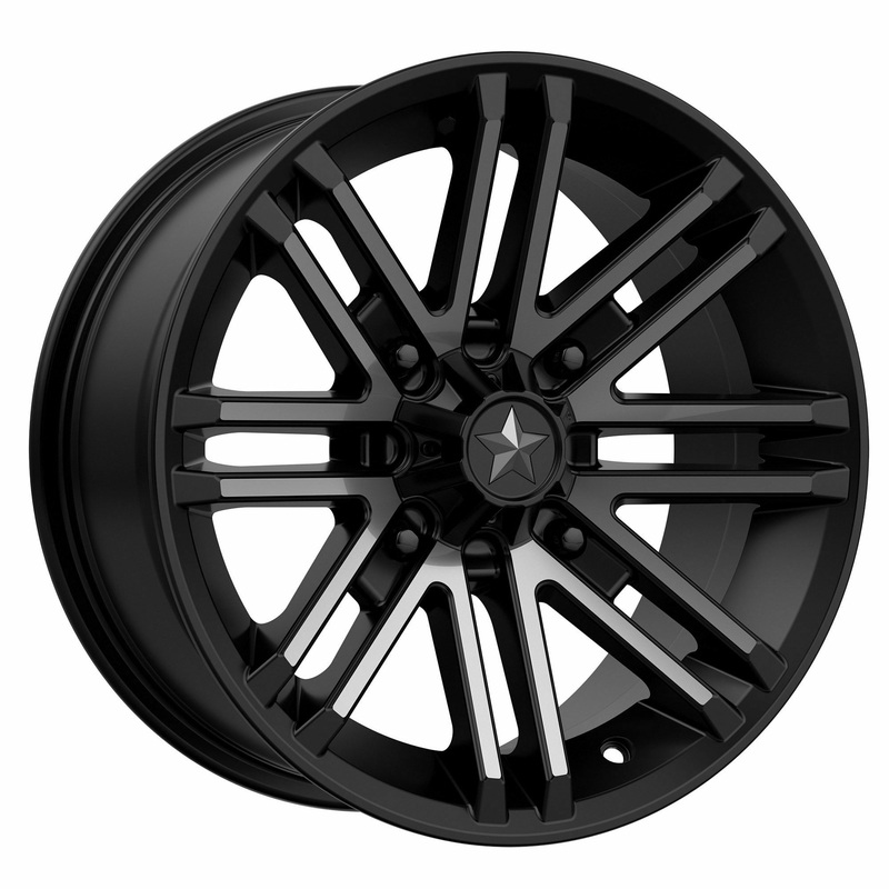 M40 Rogue Wheel (Satin Black/Titanium Tint) 4×110 14×7 (10mm)