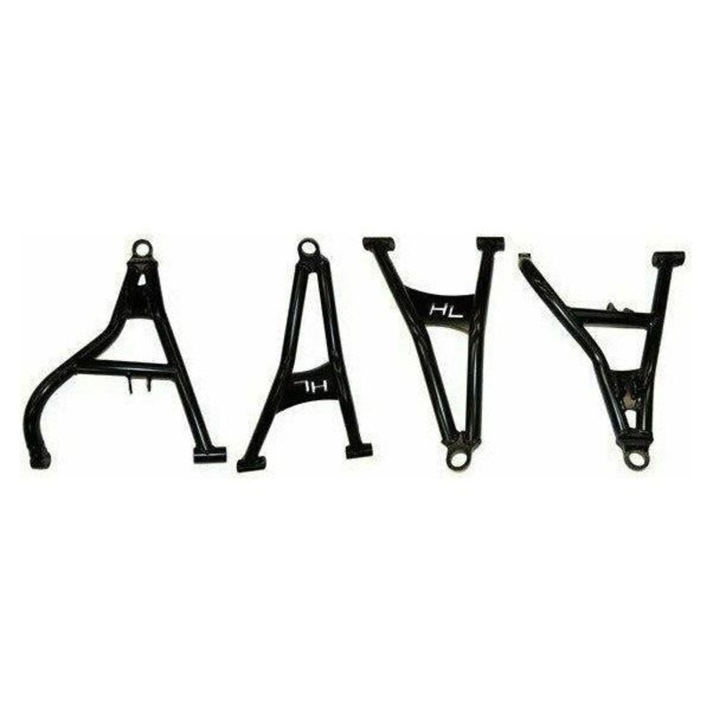 Polaris General / RZR  Front Control Arms Black No Ball Joints