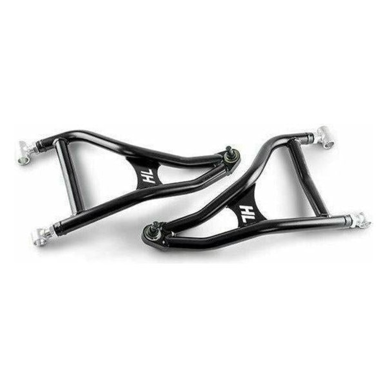 Polaris RZR Pro XP APEXX Front Forward Offset Control Arms Black No Ball Joints