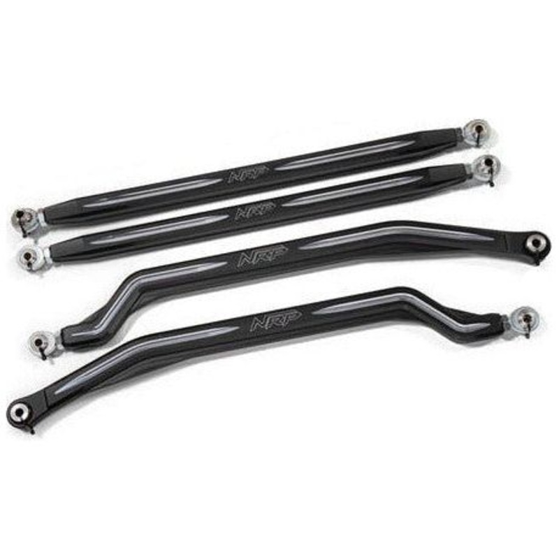 Polaris RZR Turbo S Radius Rods Black KMX Heims