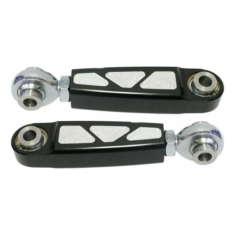 Polaris RZR Turbo S Sway Bar Links Front Sway Bar Links Black