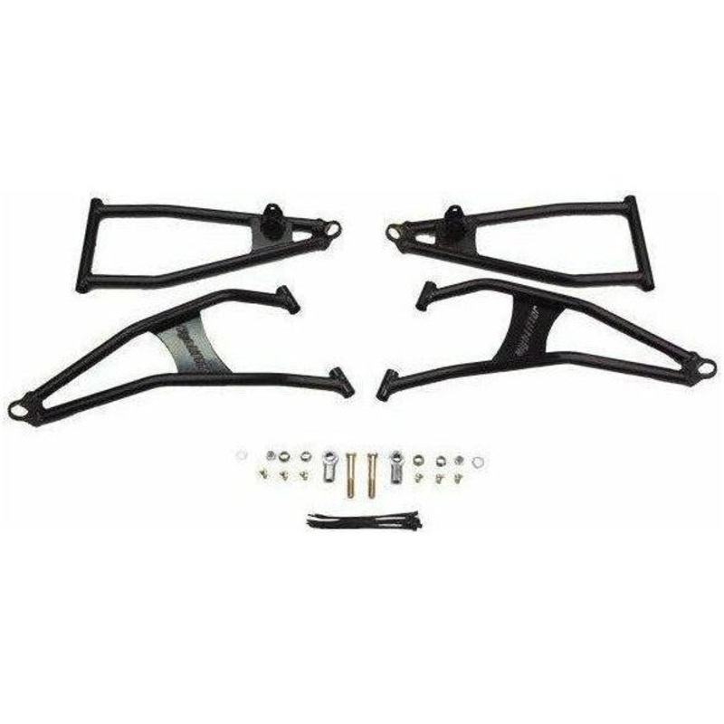 Polaris RZR XP 900 Front Forward Offset Control Arms Black