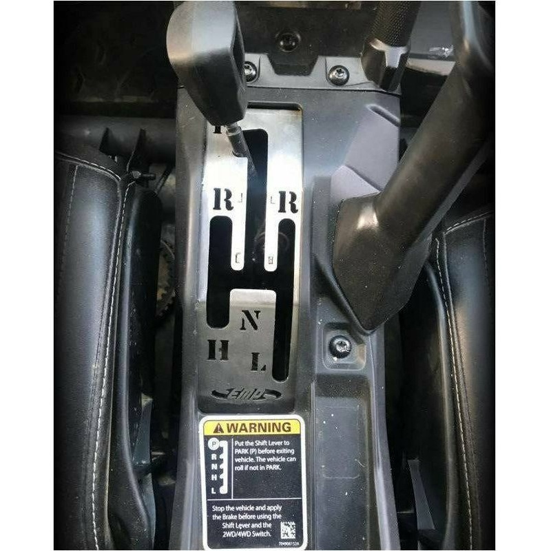 Can Am X3 Shifter Gate Stainless Steel