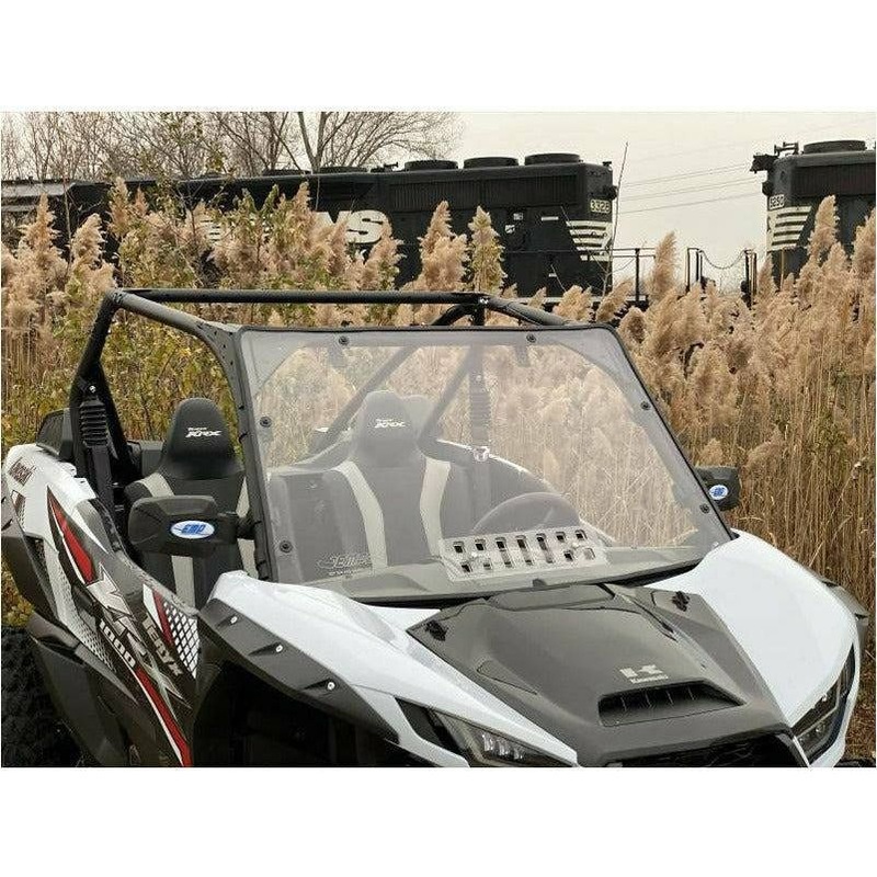 Kawasaki KRX Vented Polycarbonate Front Windshield No Wiper