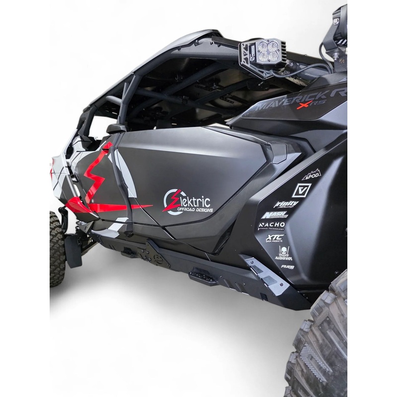 2024+ Can Am Maverick R Volt Rocker Steps 4 Seat