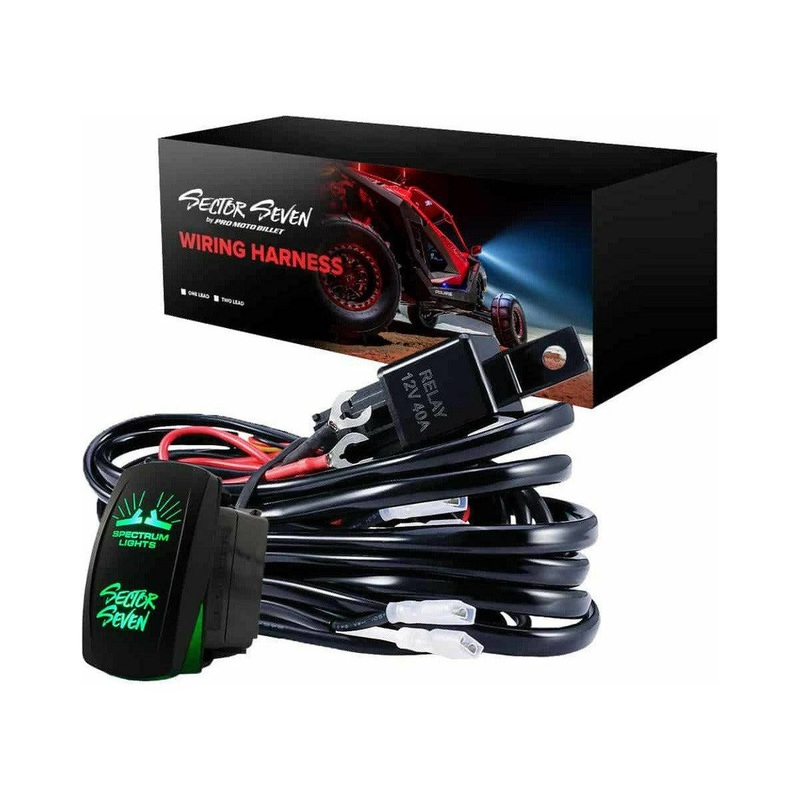 LED Mirror Wiring Harness Kit