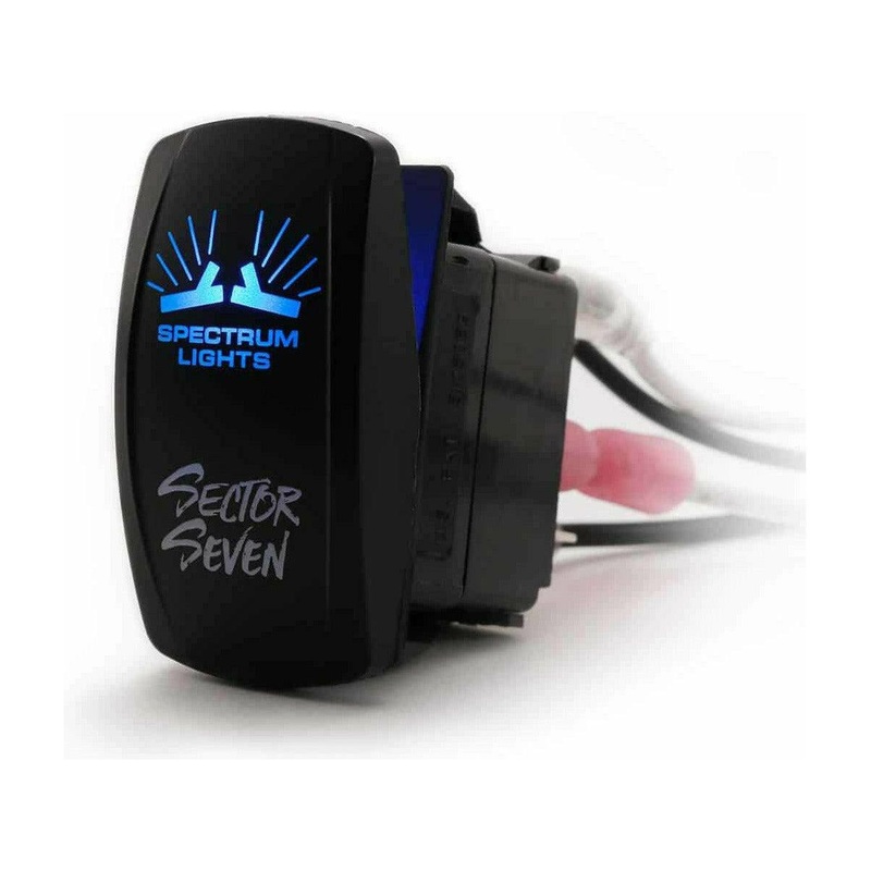 Spectrum Rocker Switch Blue Switch
